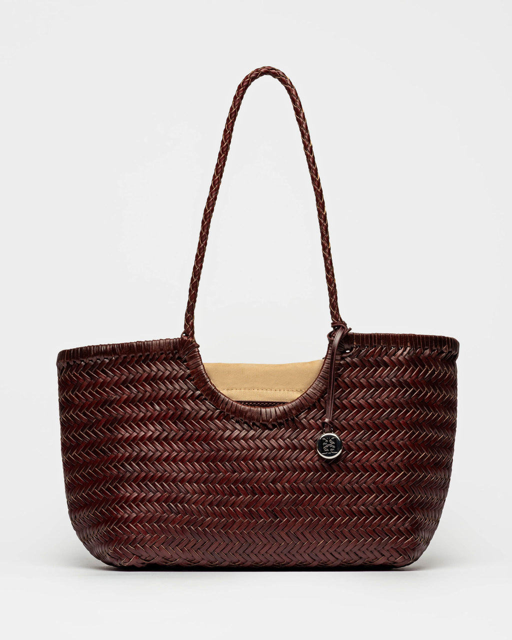 Cartera al hombro Ipanema en cuero curtido natural