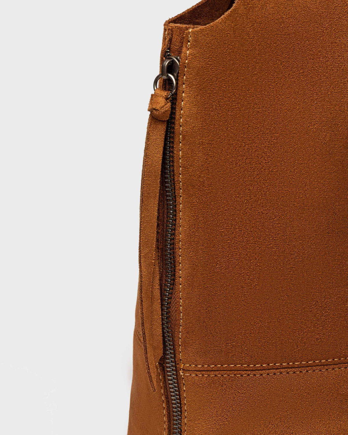 Shopper Amalfi en efecto gamuza