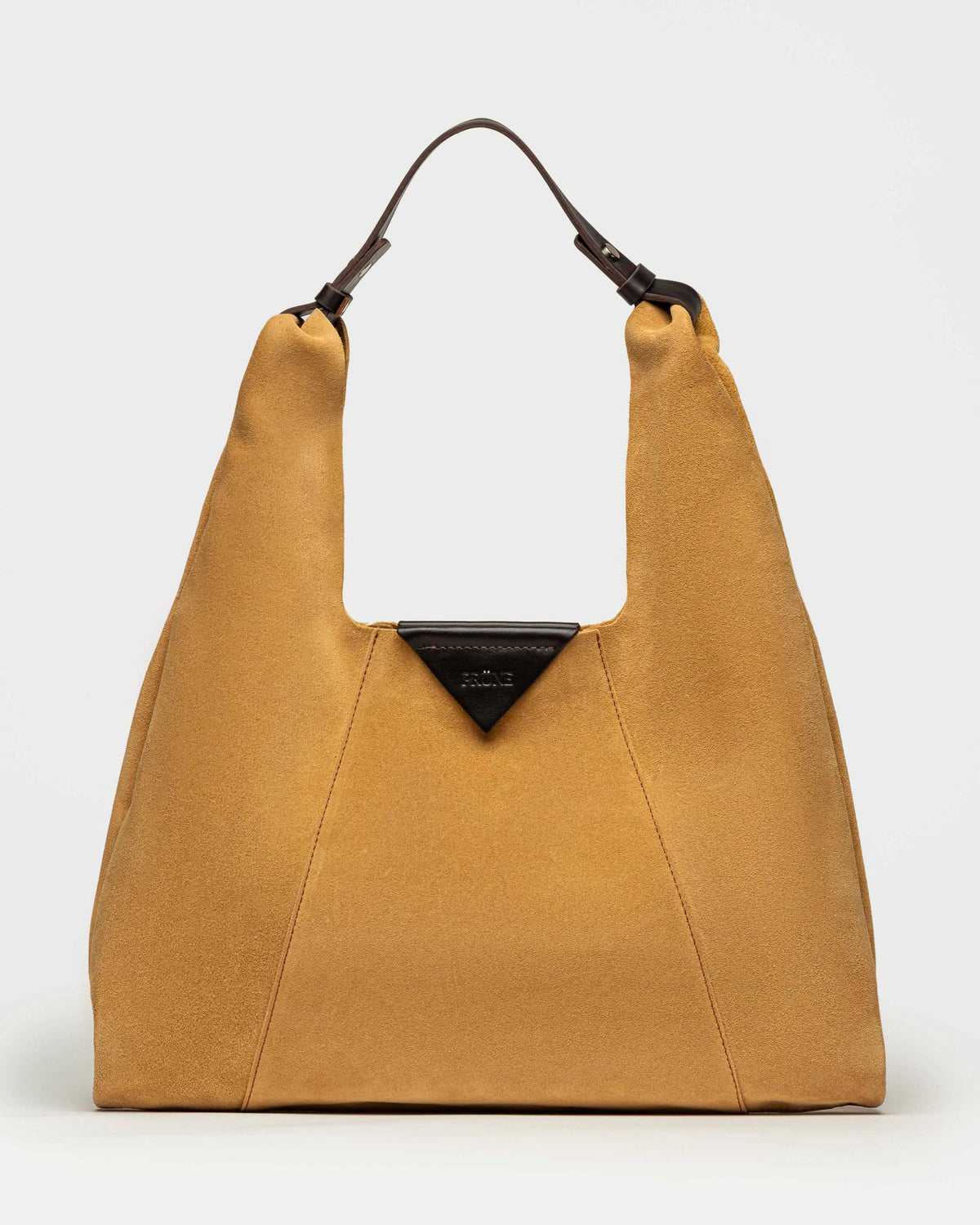 Cartera al hombro The Shopping en cuero gamuza