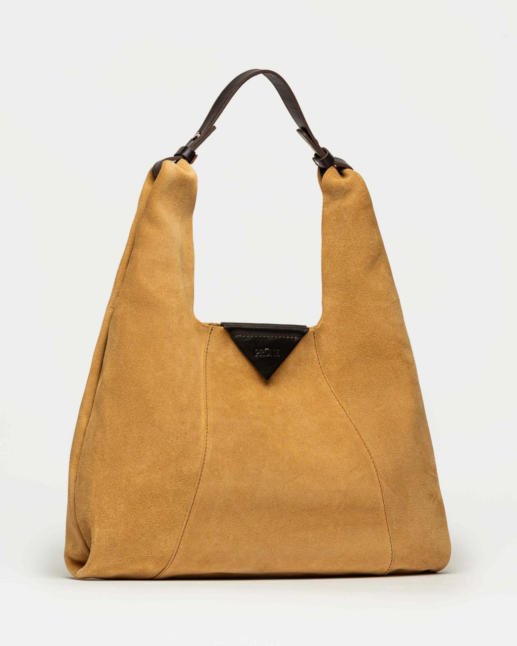 Cartera al hombro The Shopping en cuero gamuza