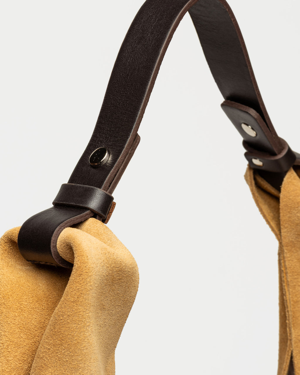 Cartera al hombro The Shopping en cuero gamuza