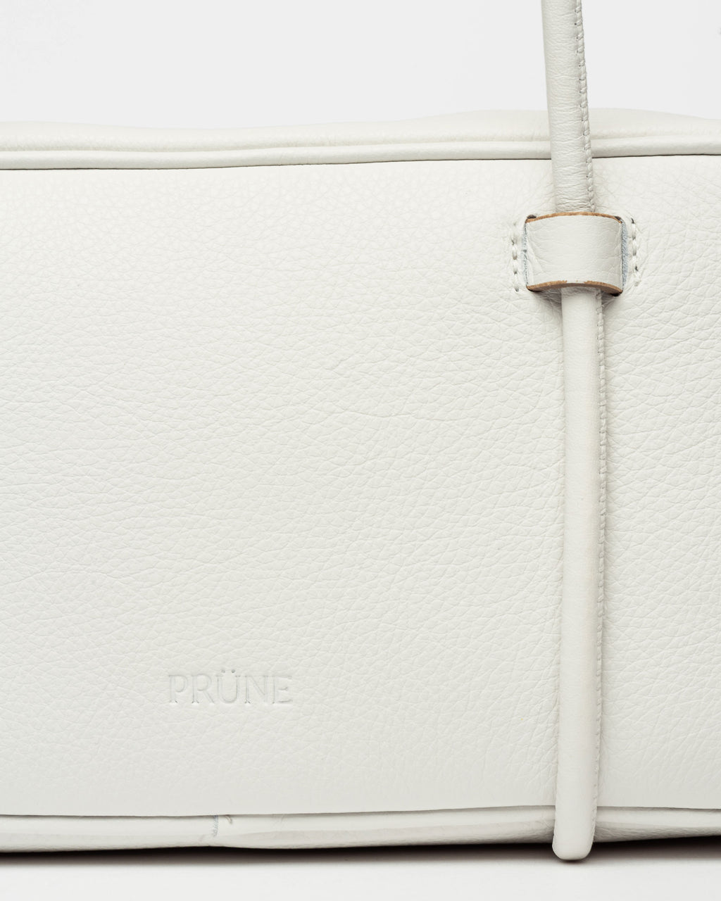 Cartera al hombro Horizon en cuero graneado