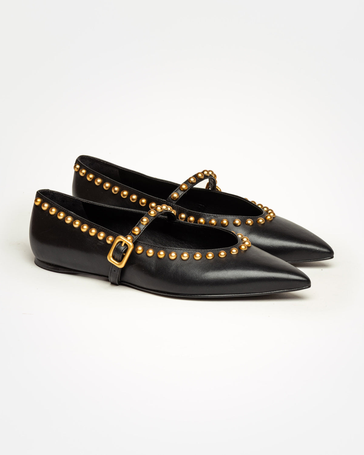 Ballerina Valerie en cuero liso