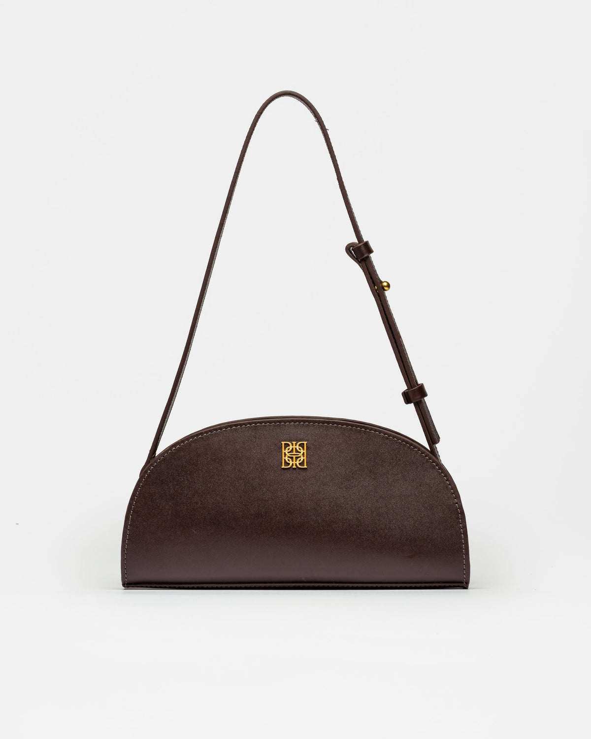 Cartera al hombro Lunette en cuero vaquita