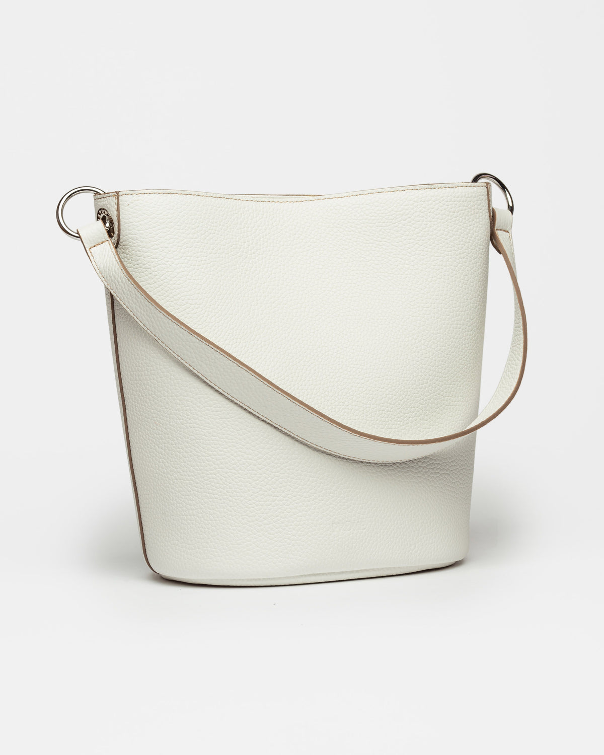Cartera al hombro Anya en cuero graneado