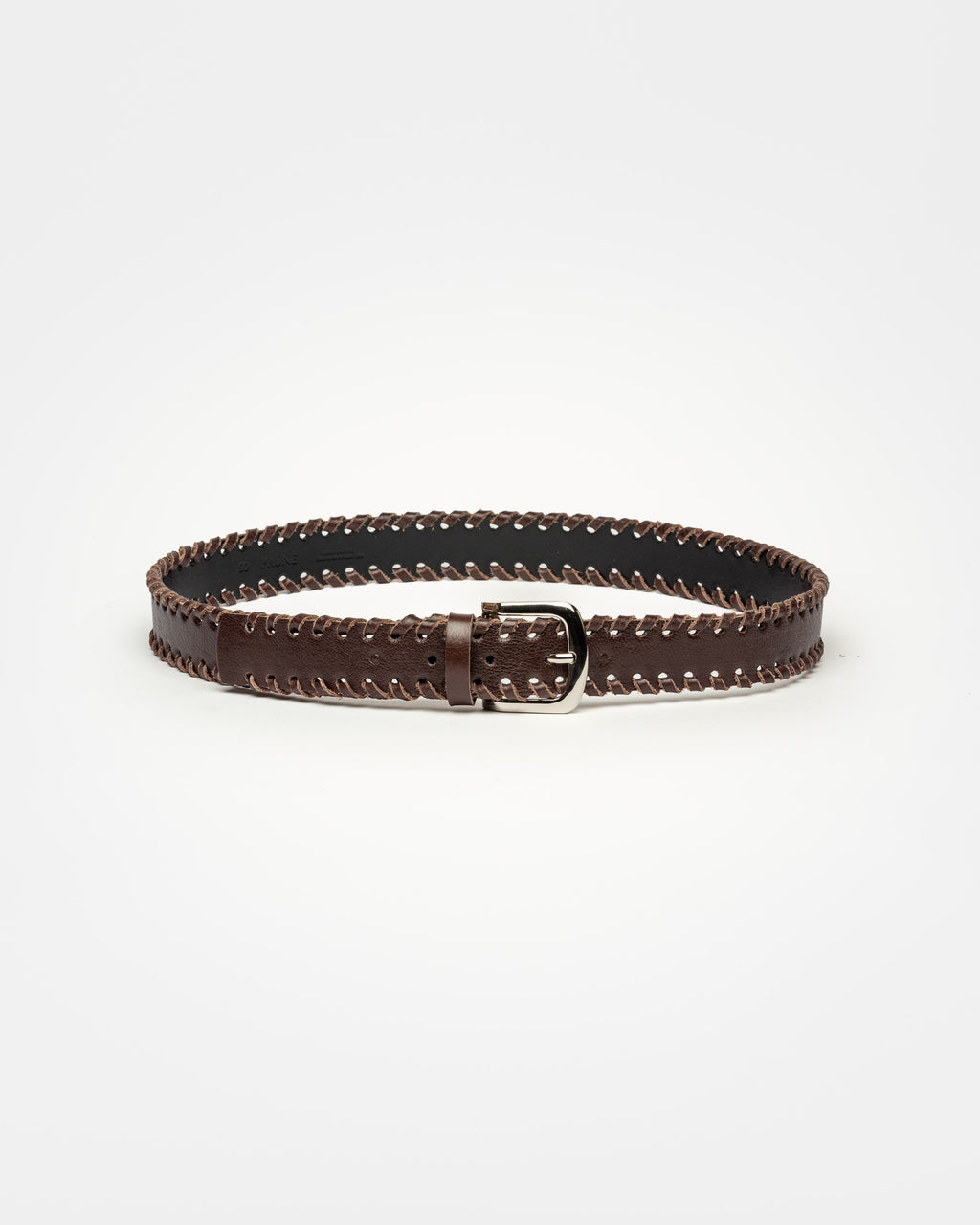 Cinturón The Braided en cuero liso