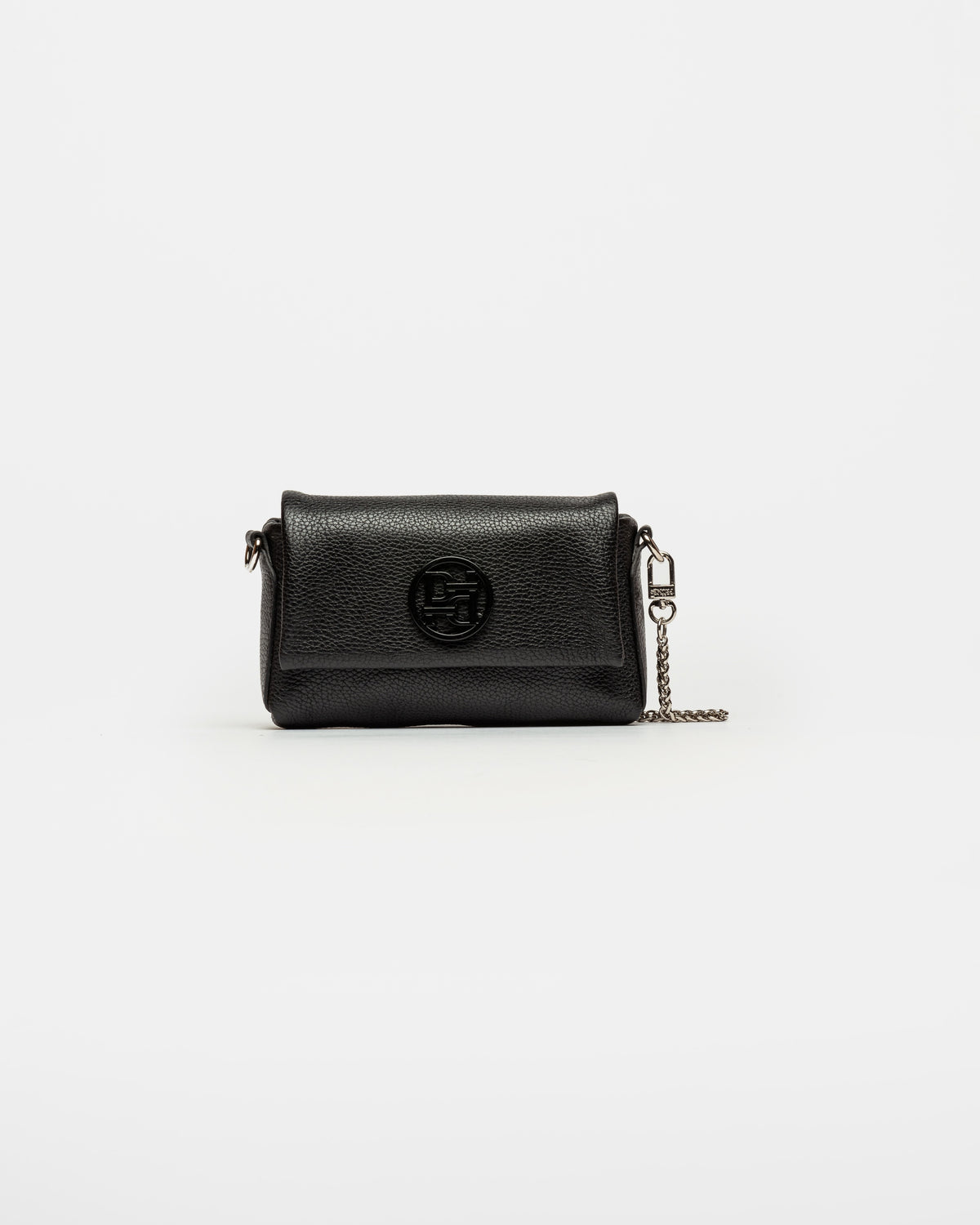 Mini bag Bloom en cuero graneado