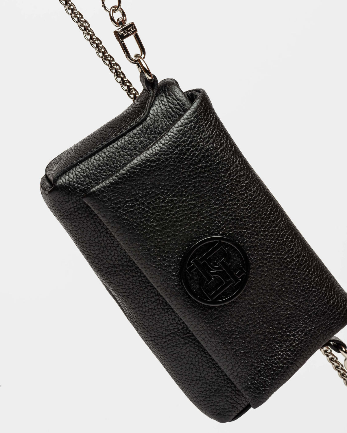 Mini bag Bloom en cuero graneado