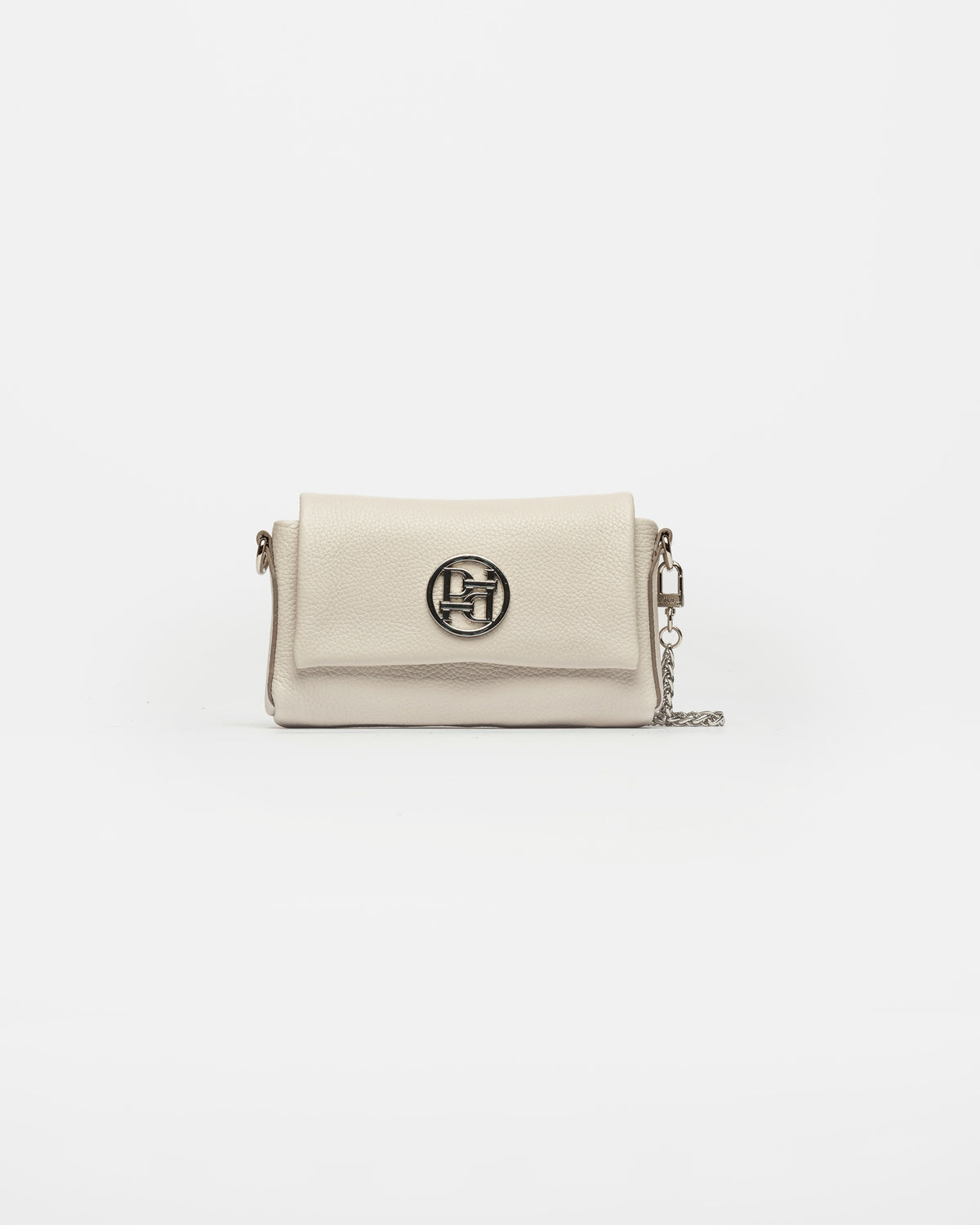 Mini bag Bloom en cuero graneado