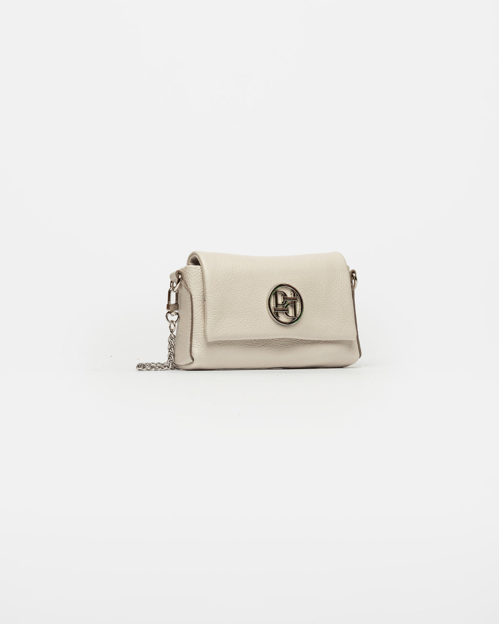 Mini bag Bloom en cuero graneado
