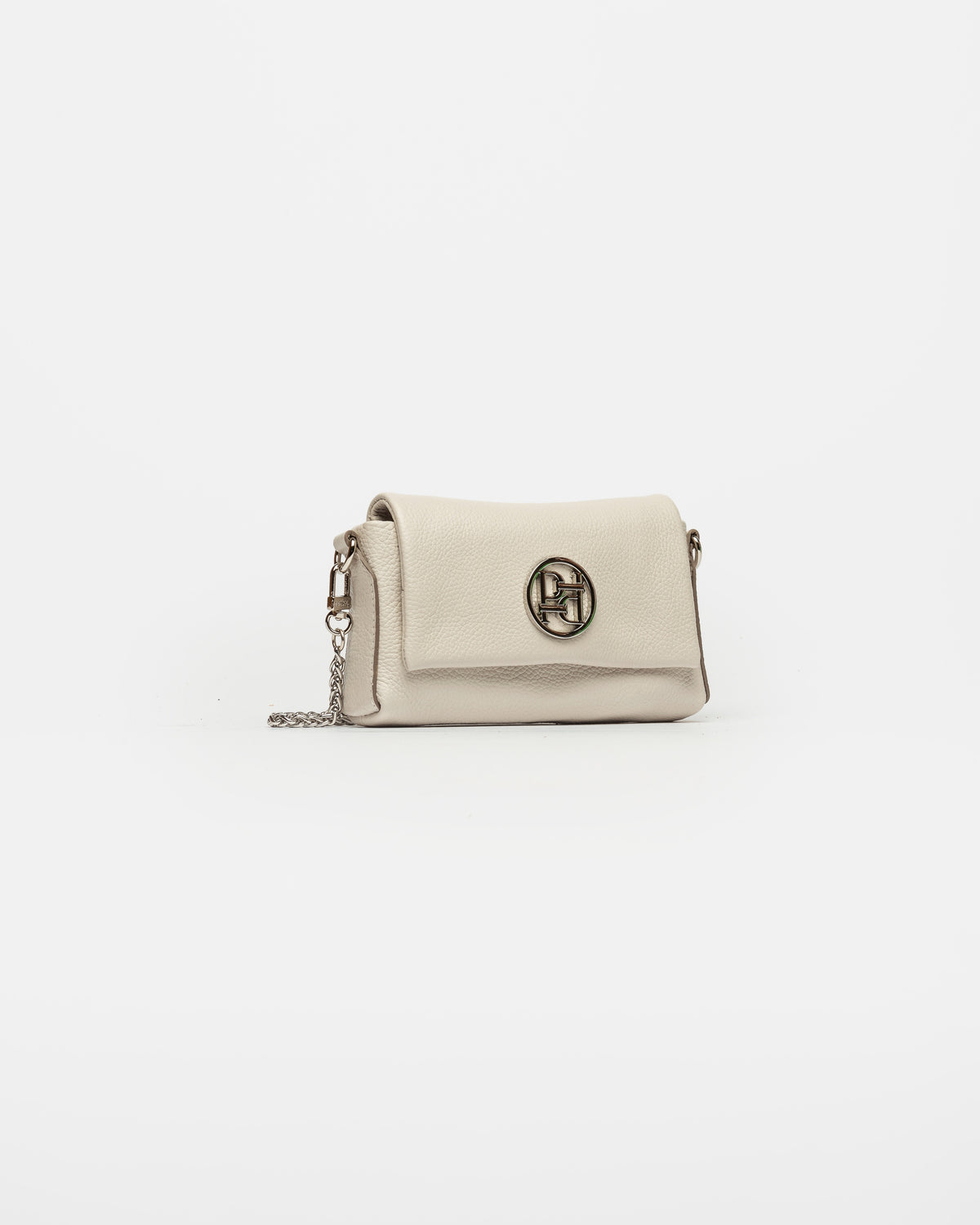 Mini bag Bloom en cuero graneado