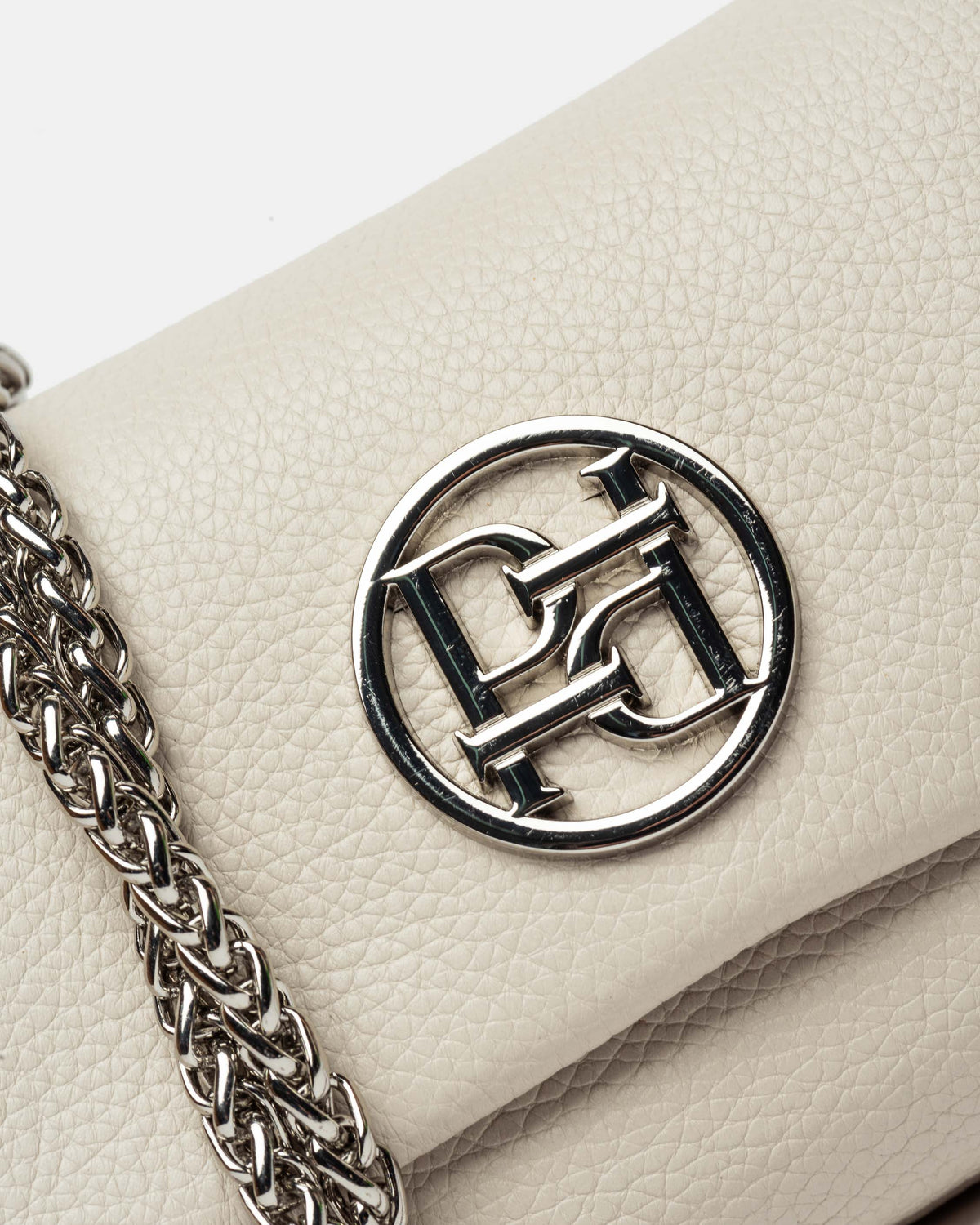 Mini bag Bloom en cuero graneado
