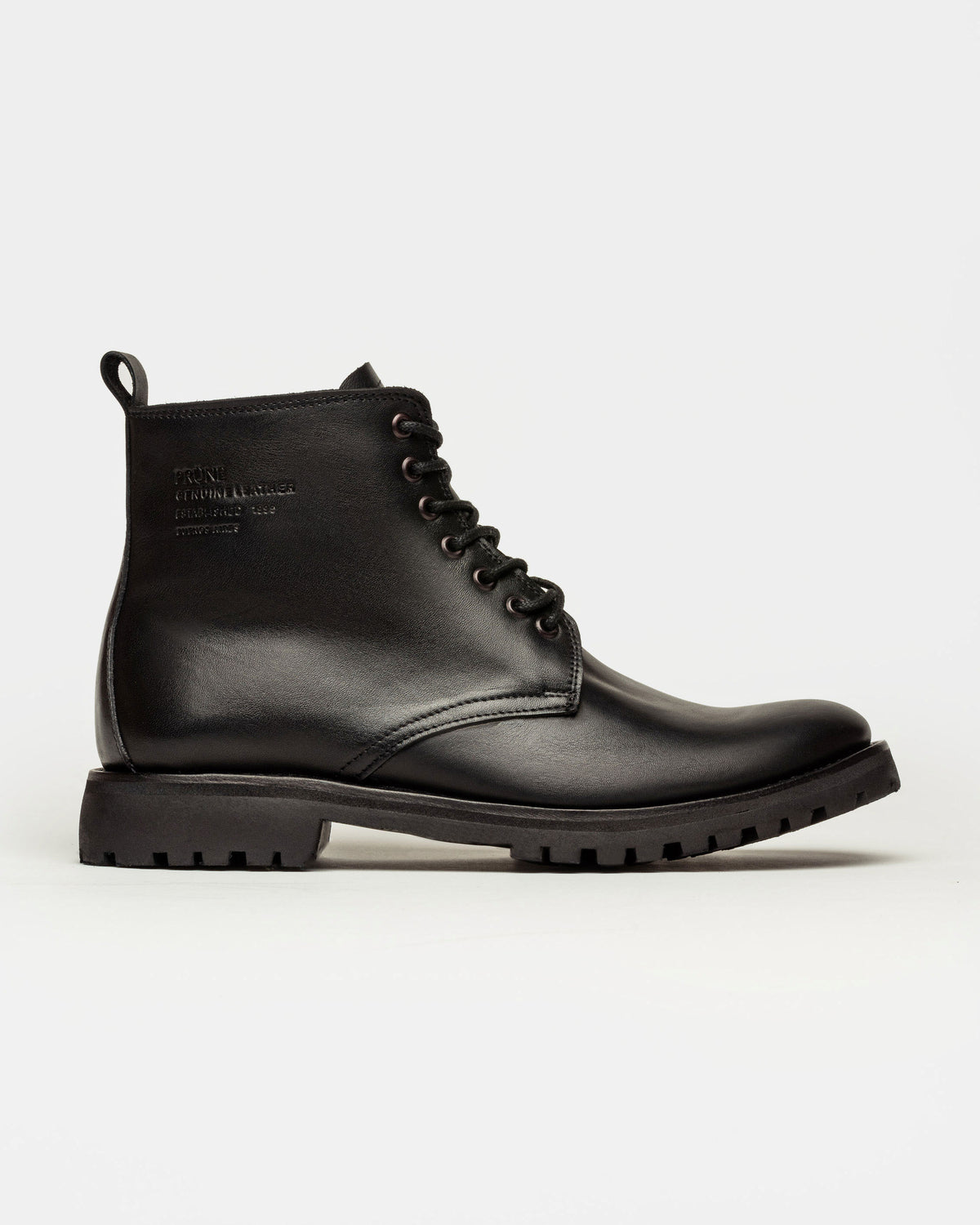 Borcego Harvey en cuero liso