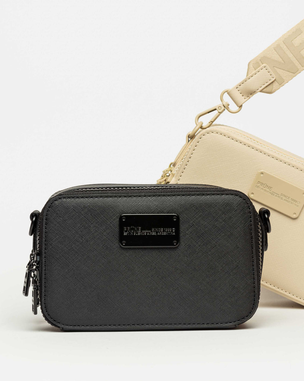 Mini bag New Penny en efecto cuero
