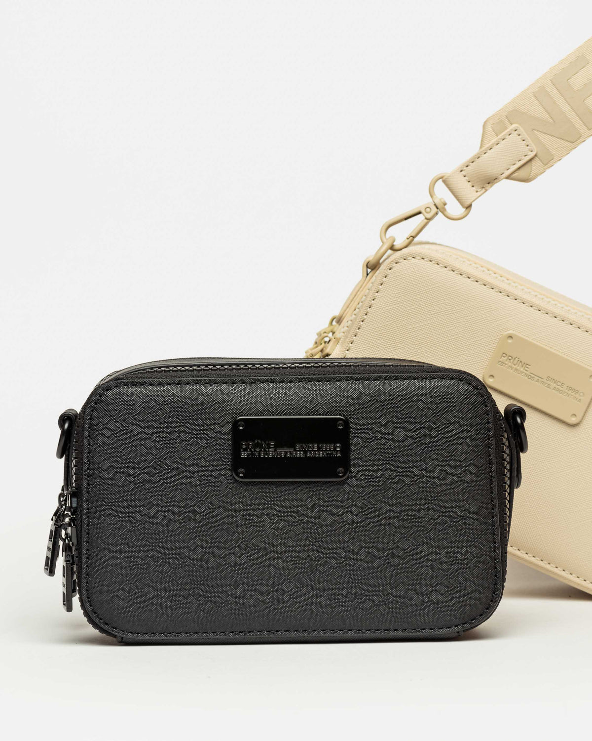 Mini bag New Penny en efecto cuero