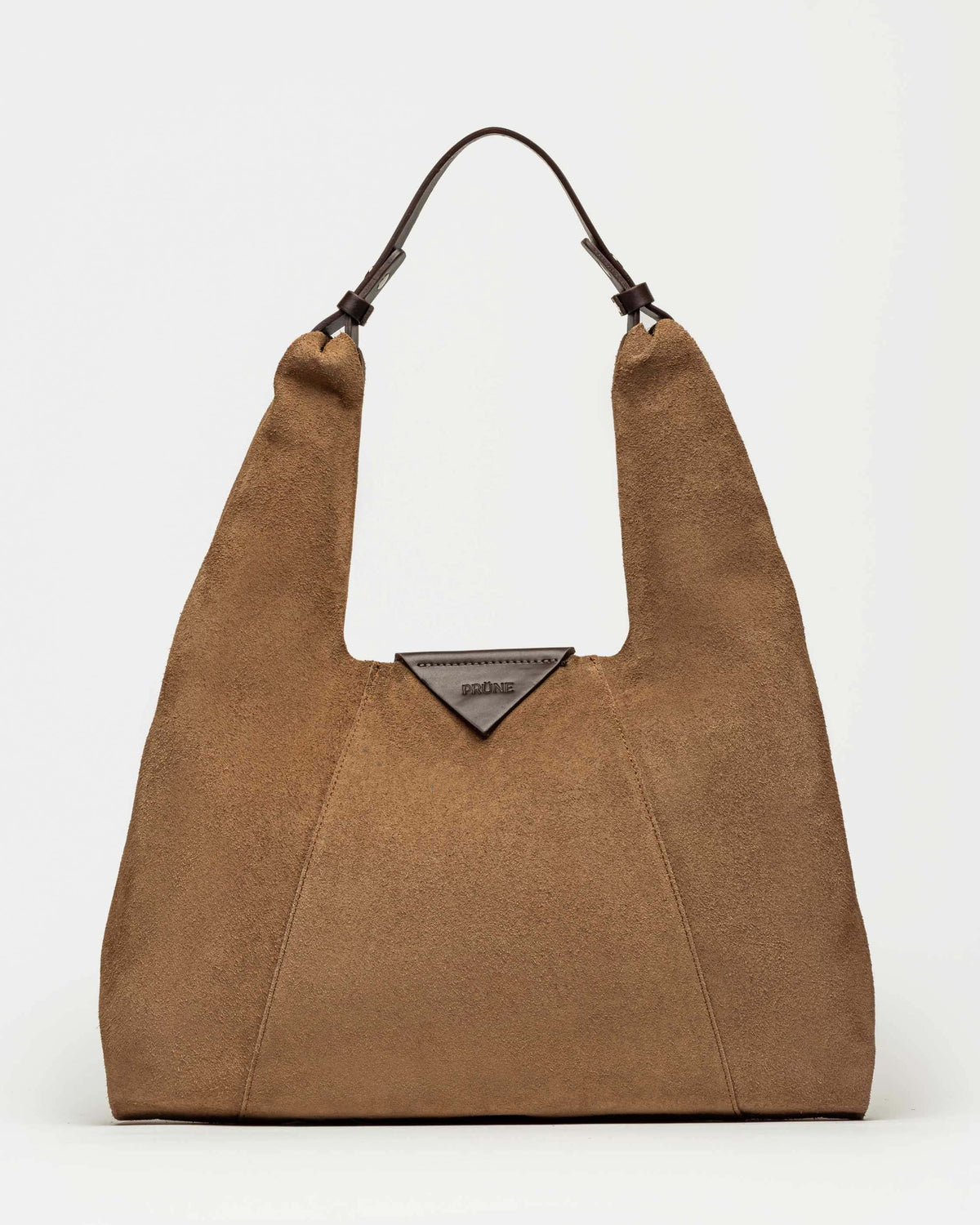 Cartera al hombro The Shopping en cuero gamuza