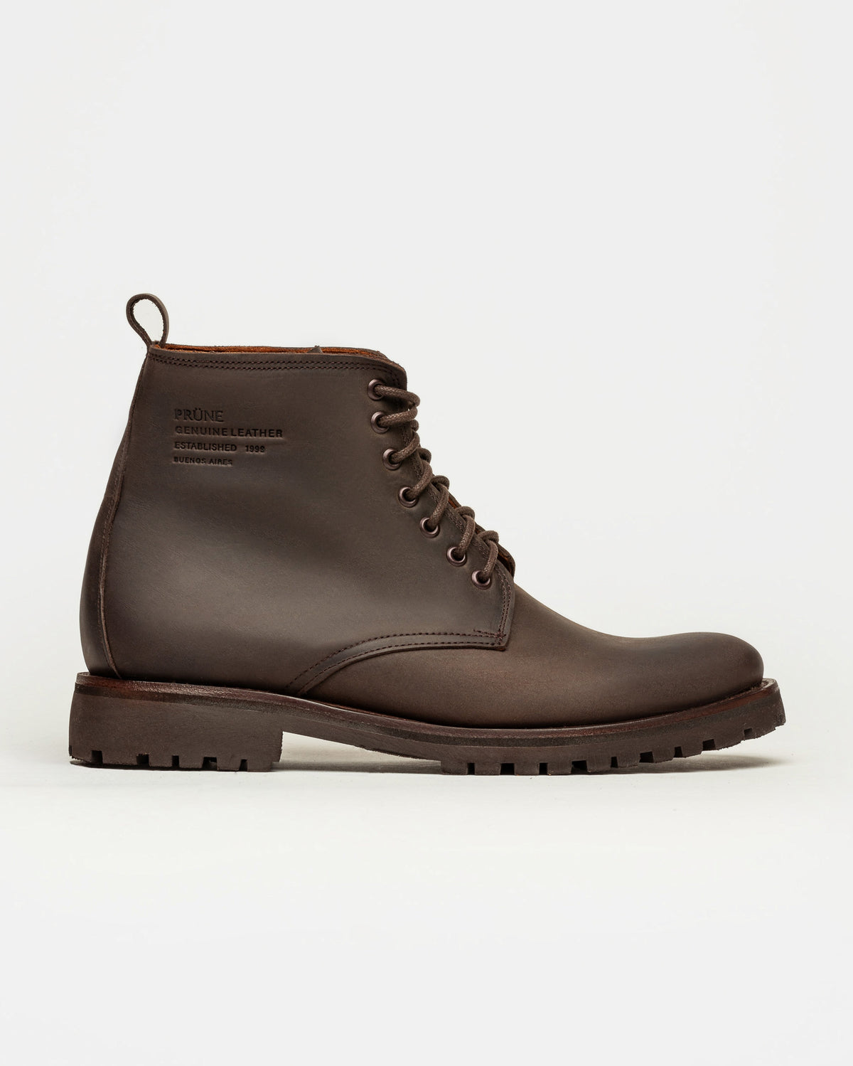 Borcego Harvey en cuero liso