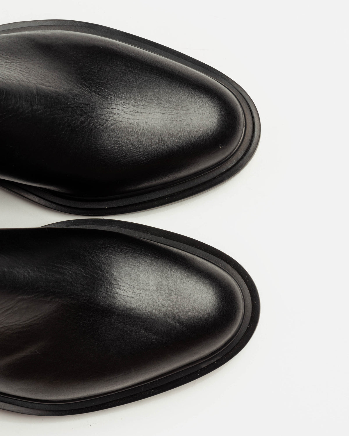 Bota caña baja Parker en cuero liso