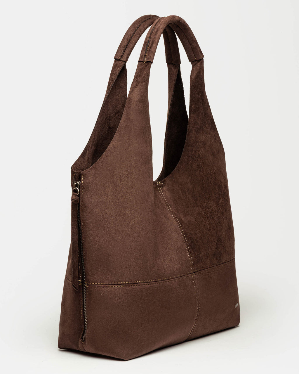 Shopper Amalfi en efecto gamuza