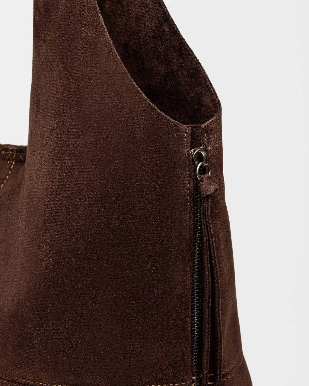 Shopper Amalfi en efecto gamuza