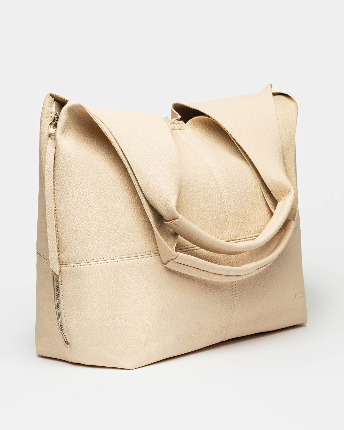 Shopper Amalfi en efecto cuero graneado
