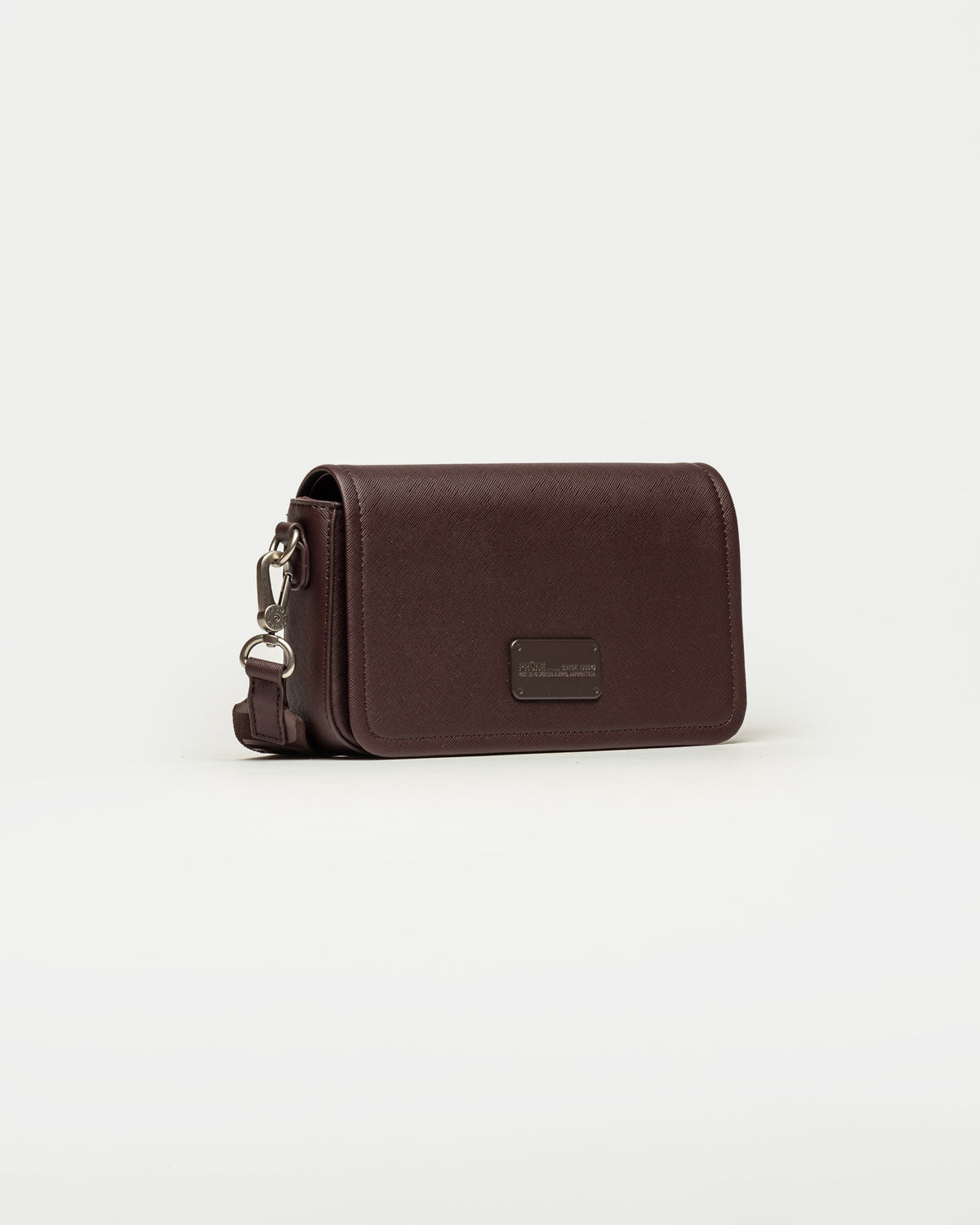 Bandolera The Flap Penny en efecto cuero saffiano