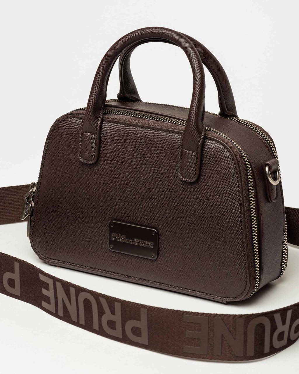 Cartera de mano New Penny en efecto cuero saffiano