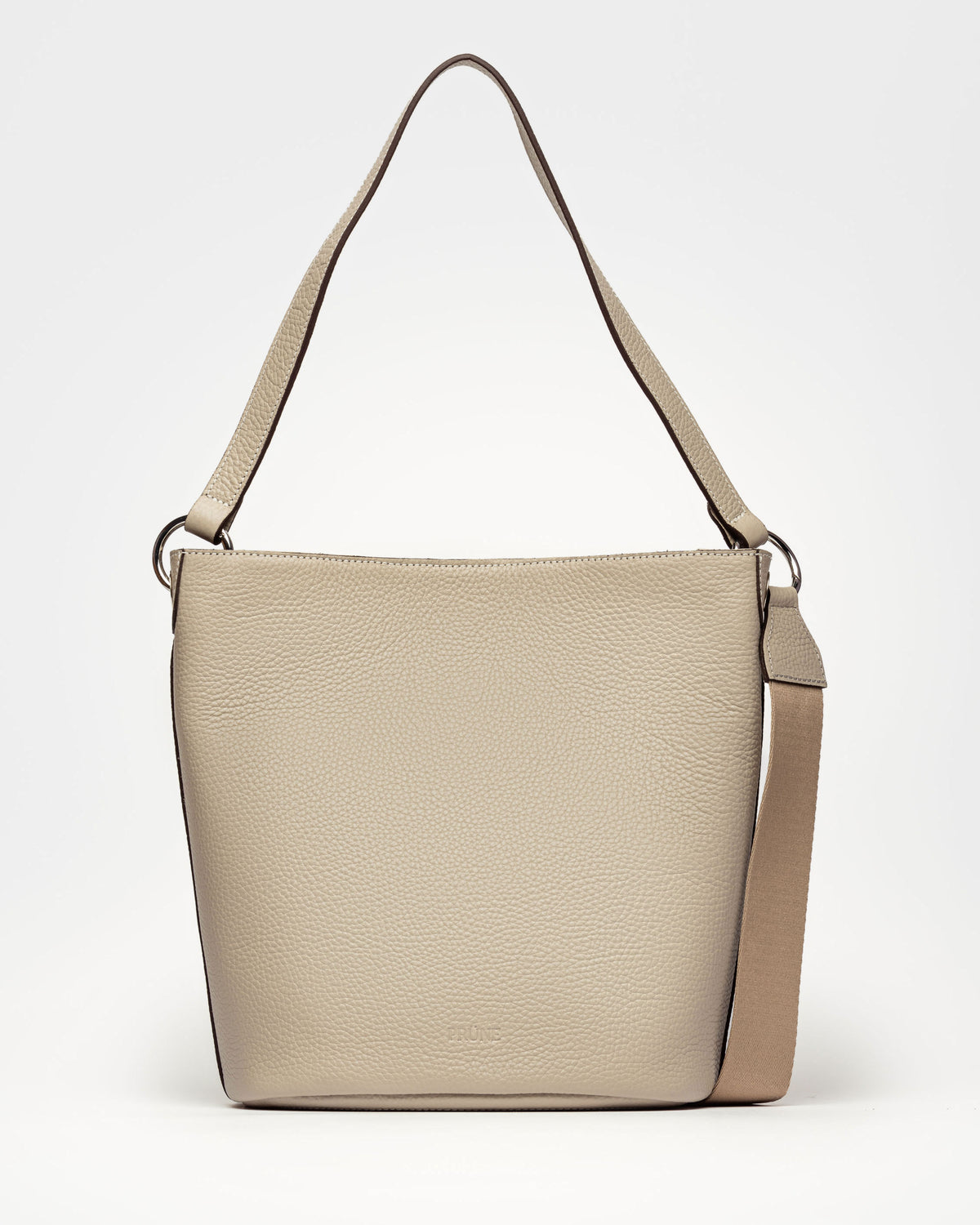 Cartera al hombro Anya en cuero graneado