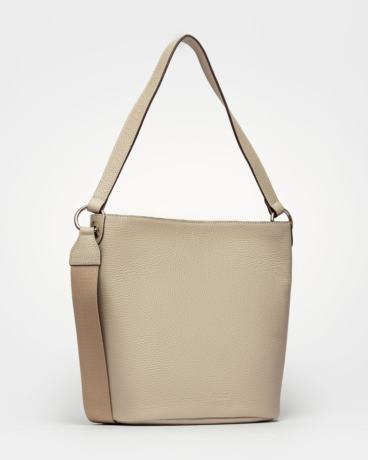 Cartera al hombro Anya en cuero graneado