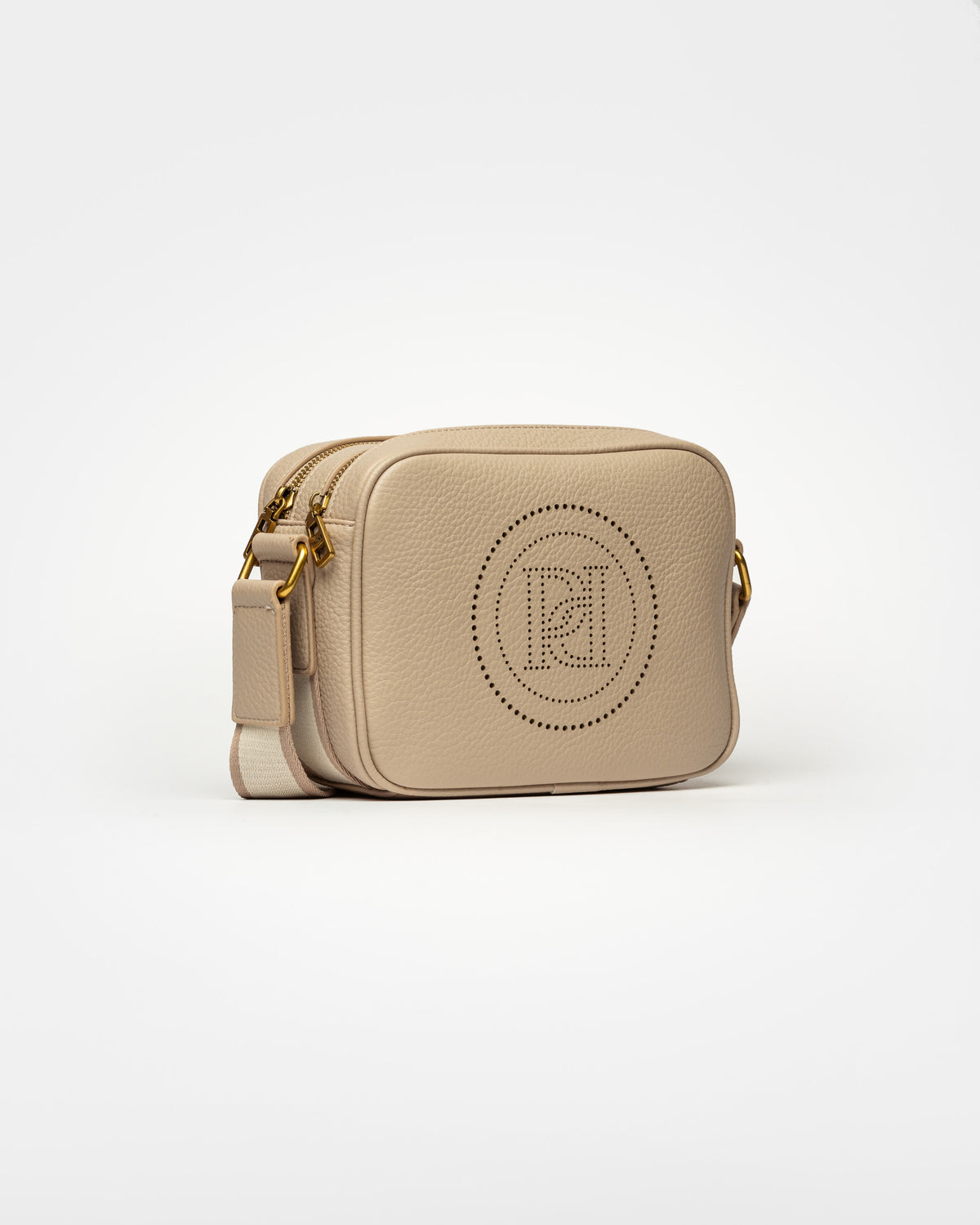 Bandolera Key en efecto cuero graneado