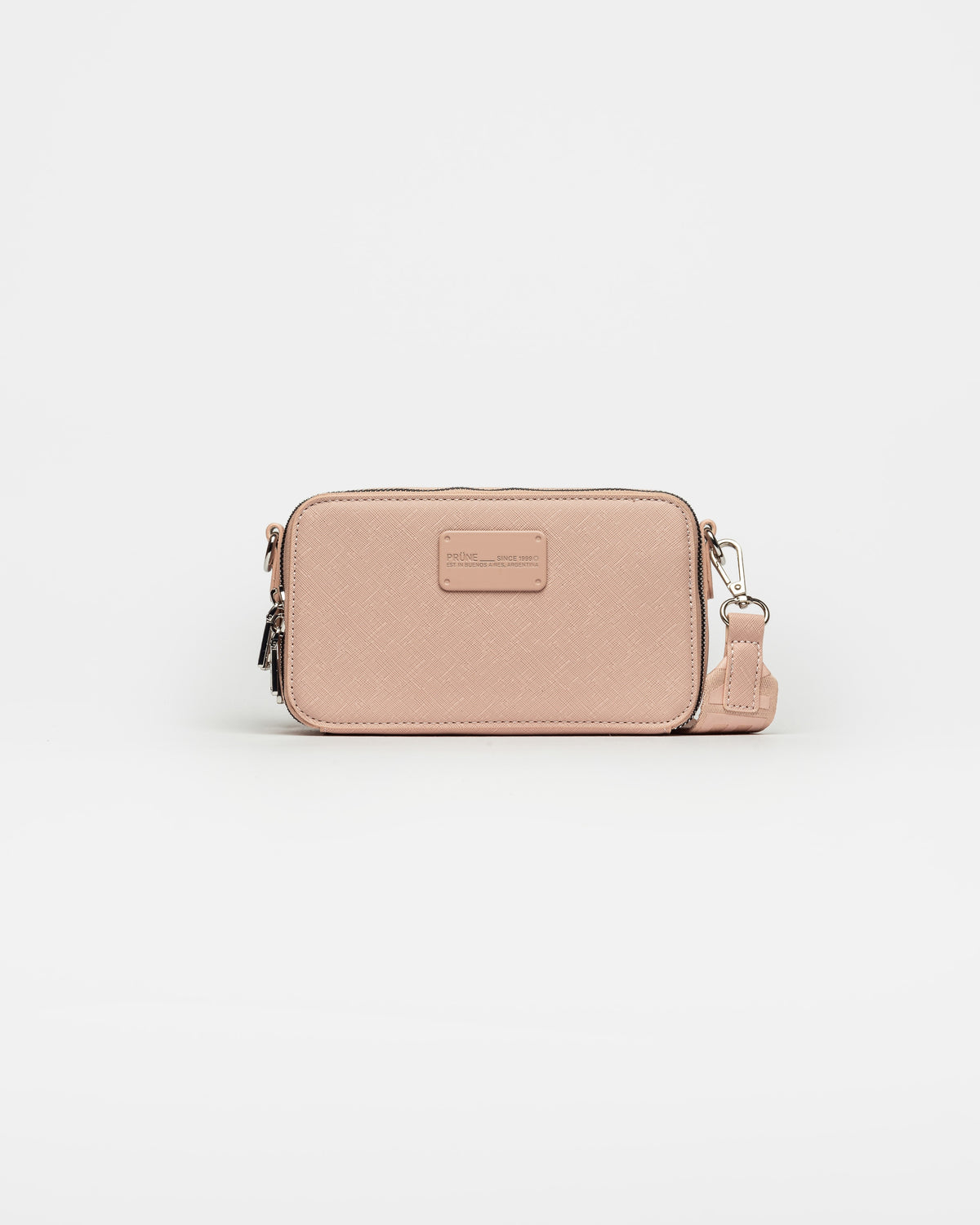 Bandolera New Penny en efecto cuero saffiano