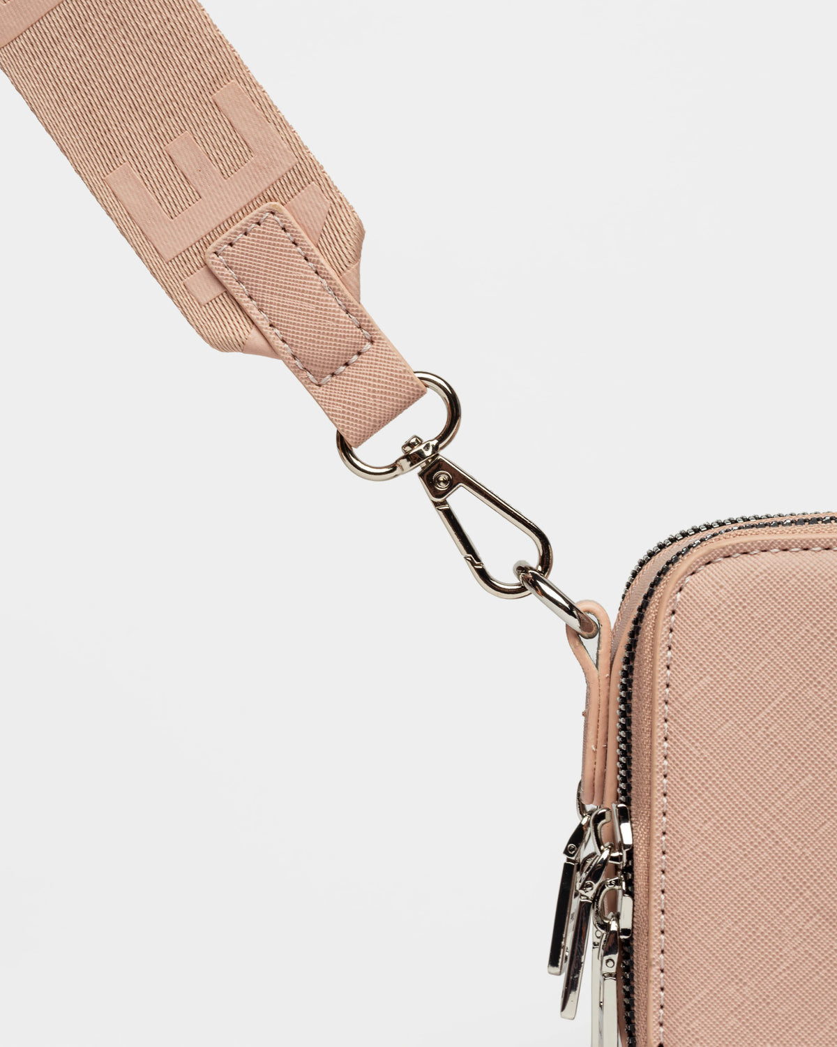 Bandolera New Penny en efecto cuero saffiano
