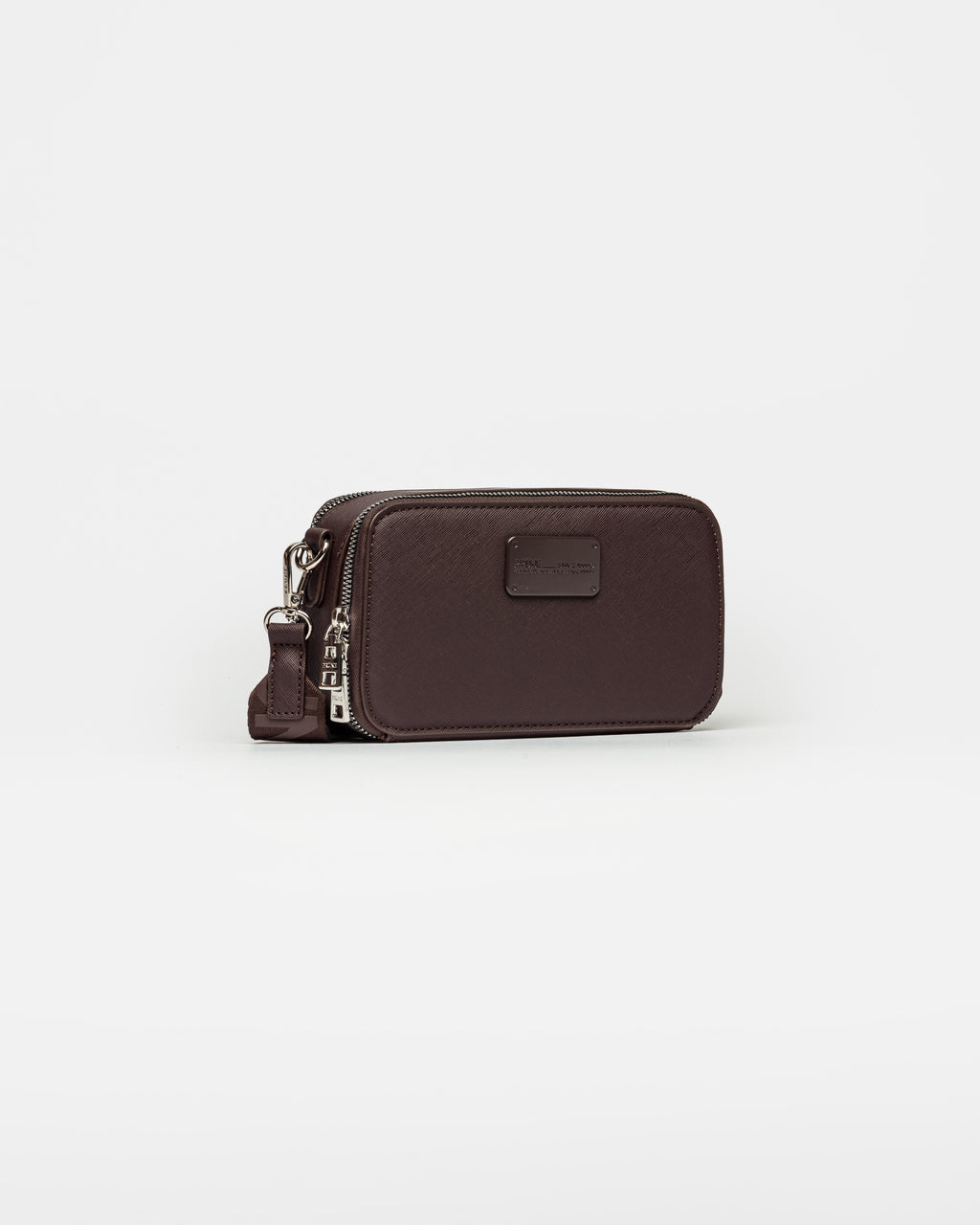 Bandolera New Penny en efecto cuero saffiano