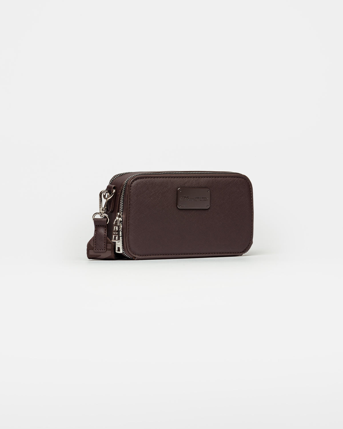 Bandolera New Penny en efecto cuero saffiano
