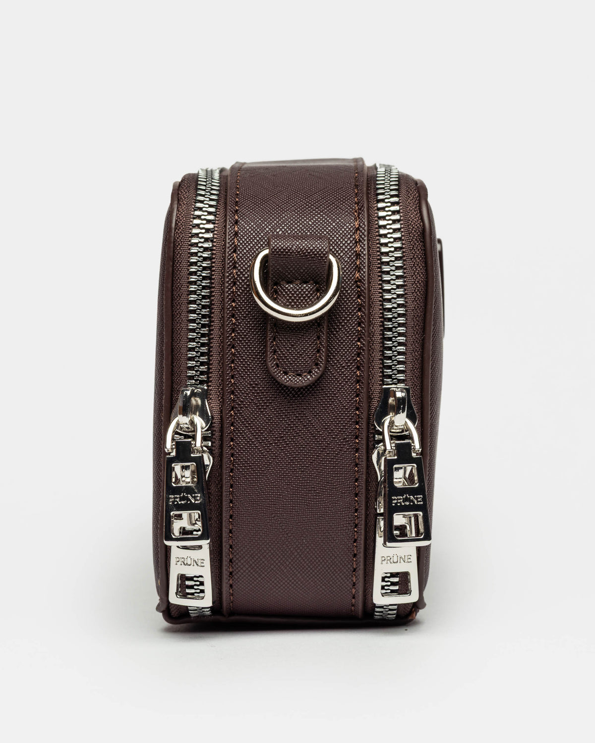 Bandolera New Penny en efecto cuero saffiano