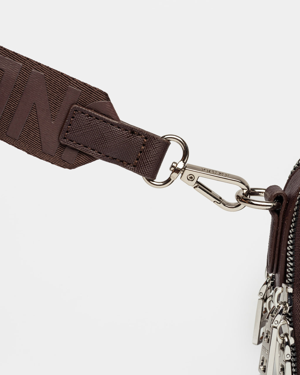 Bandolera New Penny en efecto cuero saffiano