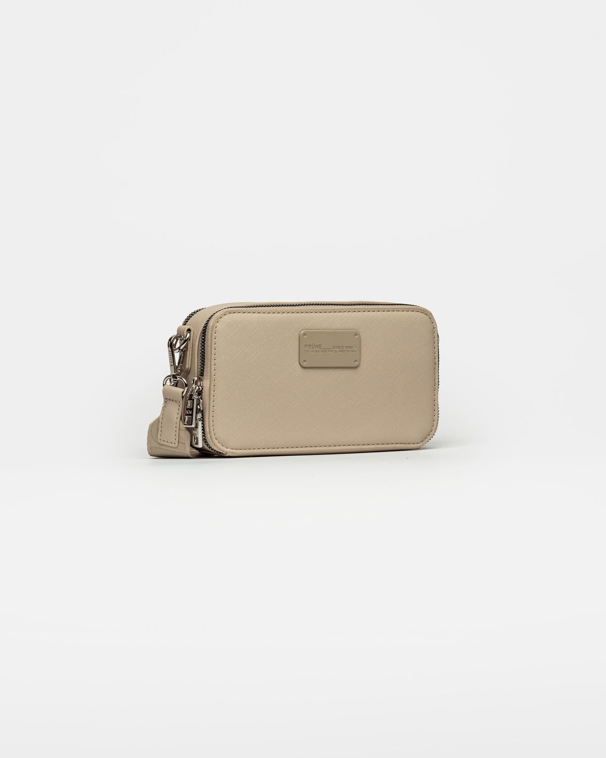 Bandolera New Penny en efecto cuero saffiano