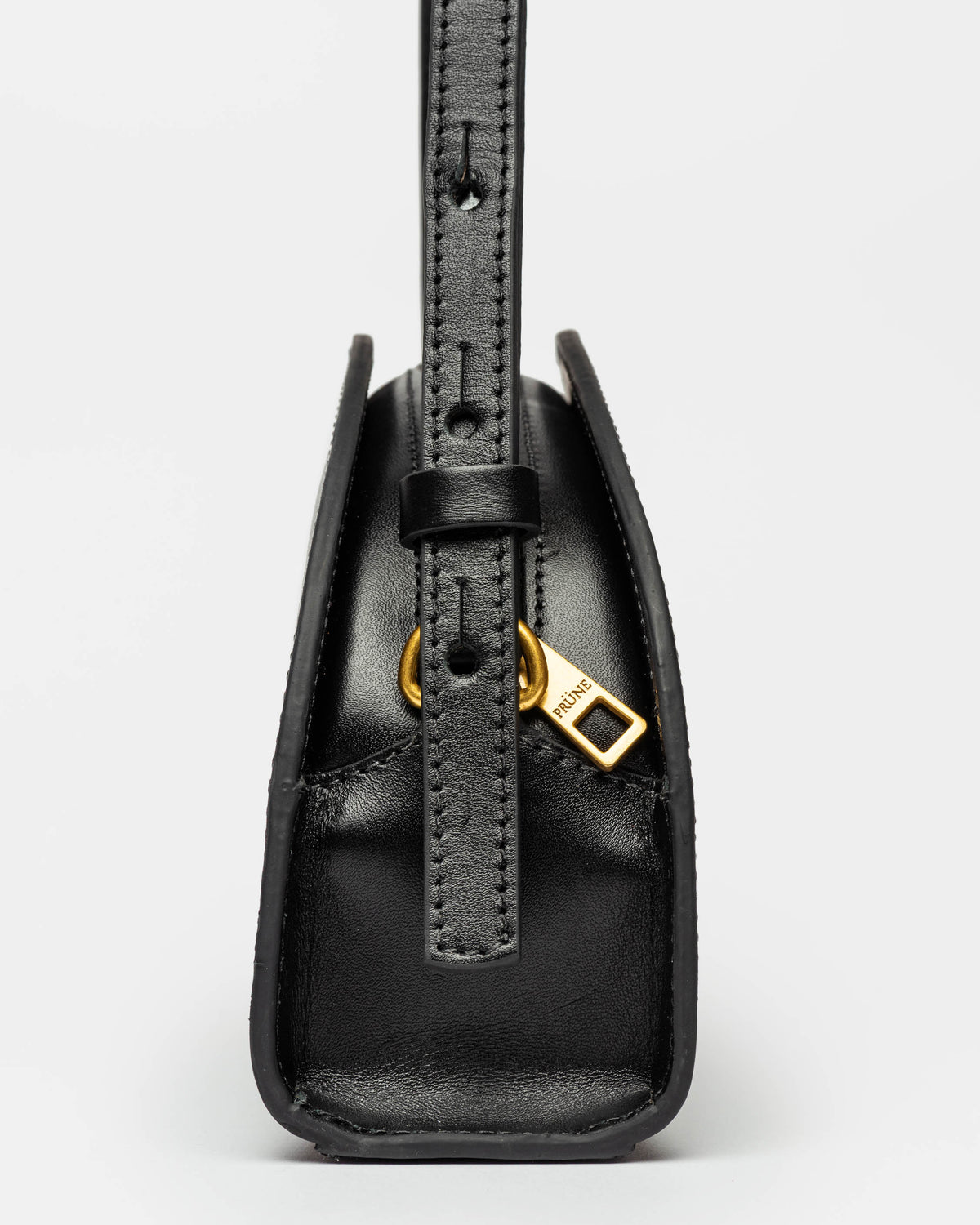 Cartera al hombro Lunette en cuero vaquita