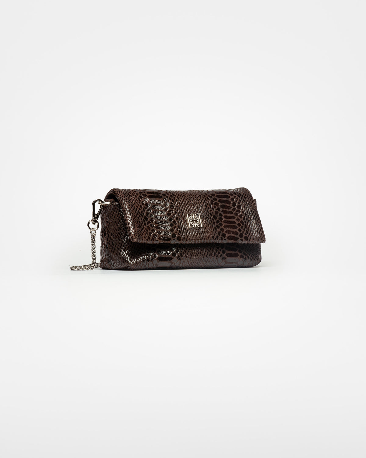 Mini bag Porto en cuero gamuza anaconda