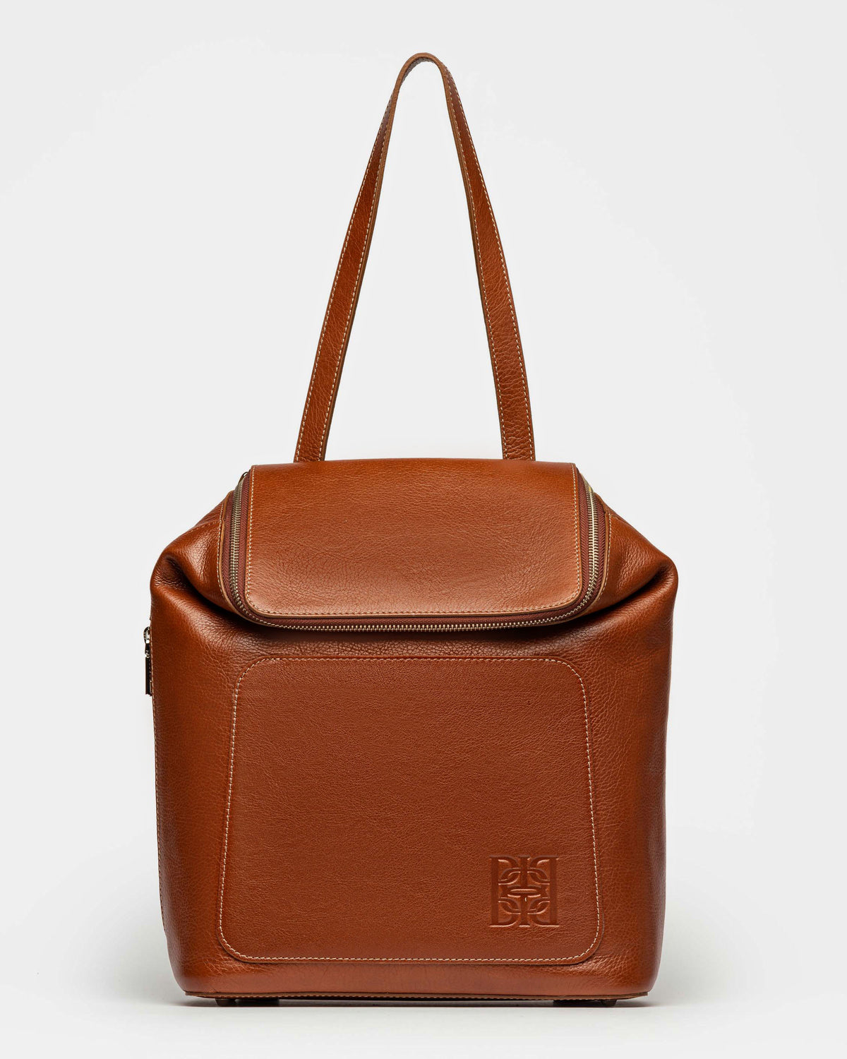Mochila Mashenka en cuero liso