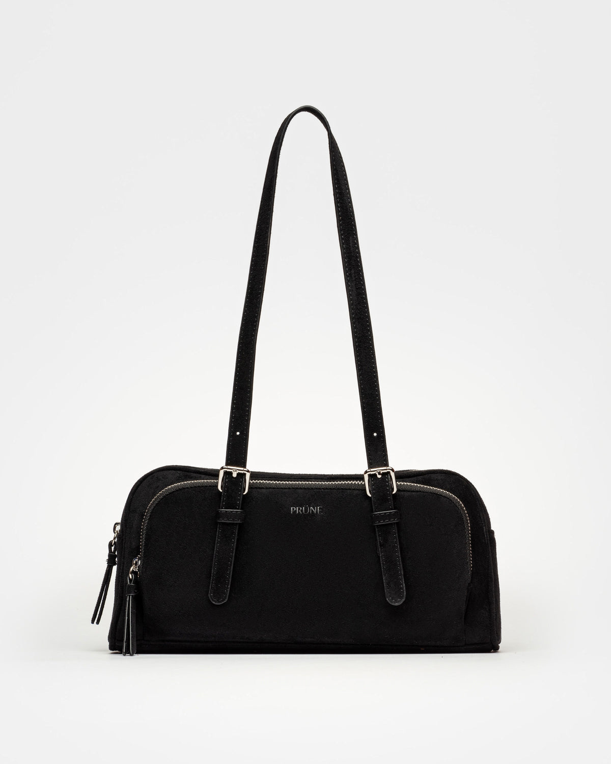 Cartera al hombro Lagoon en efecto gamuza