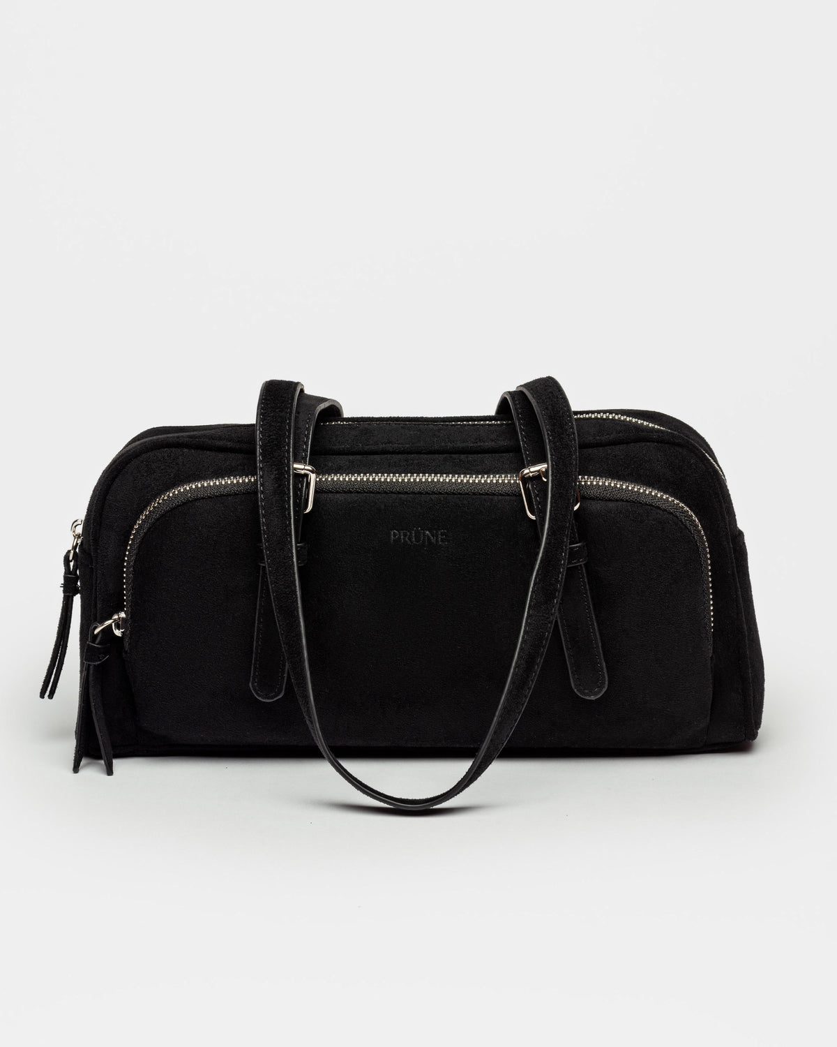 Cartera al hombro Lagoon en efecto gamuza