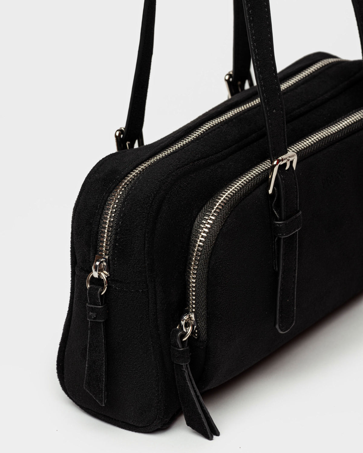 Cartera al hombro Lagoon en efecto gamuza