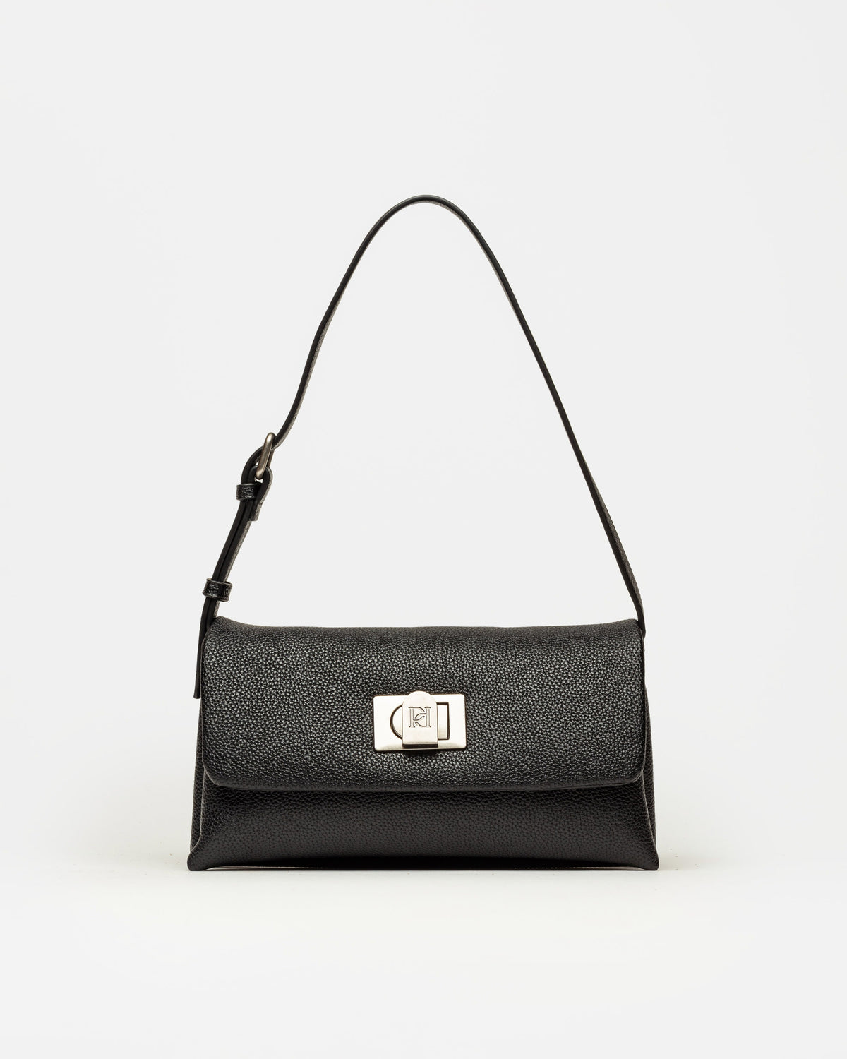 Cartera al hombro Leisure en efecto cuero graneado