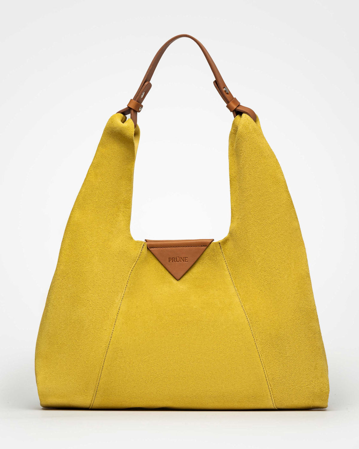 Cartera al hombro The Shopping en cuero gamuza