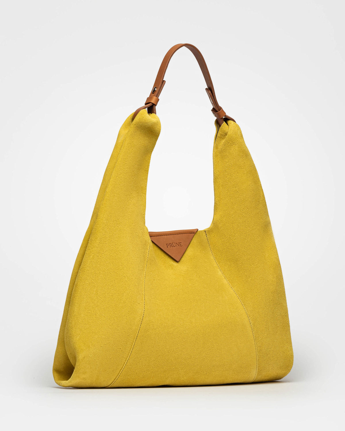 Cartera al hombro The Shopping en cuero gamuza