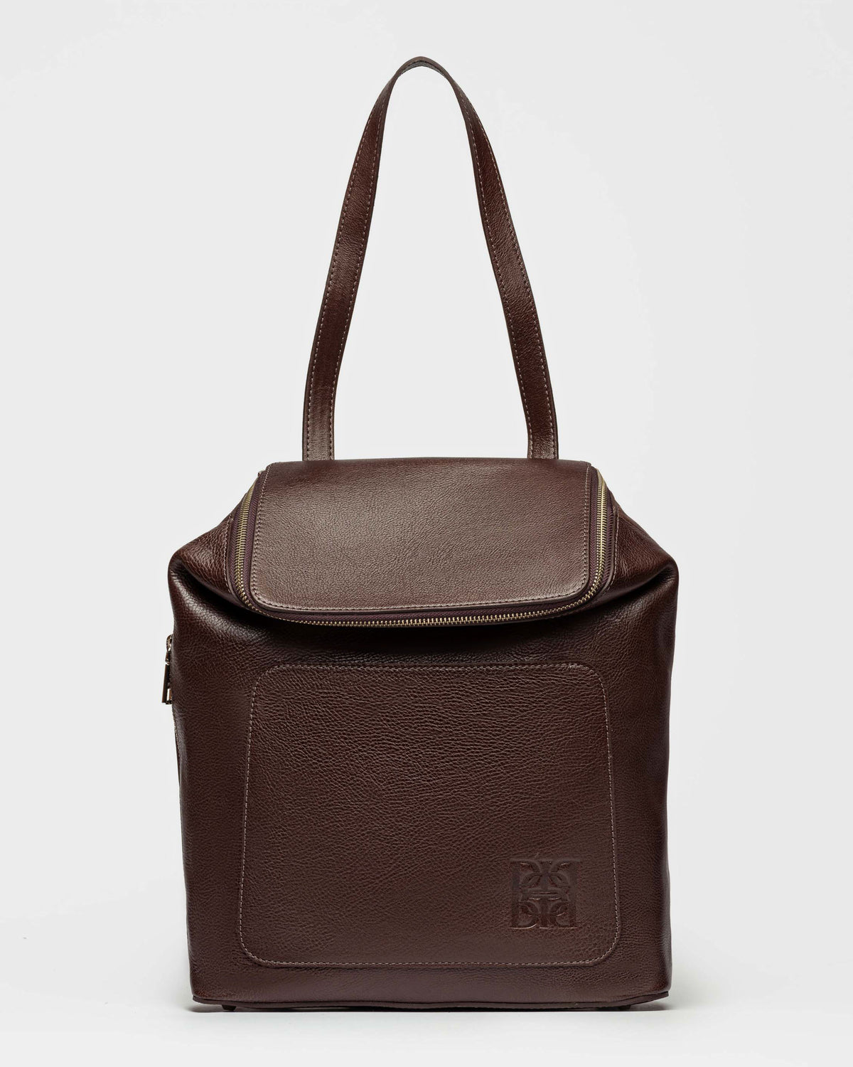 Mochila Mashenka en cuero liso