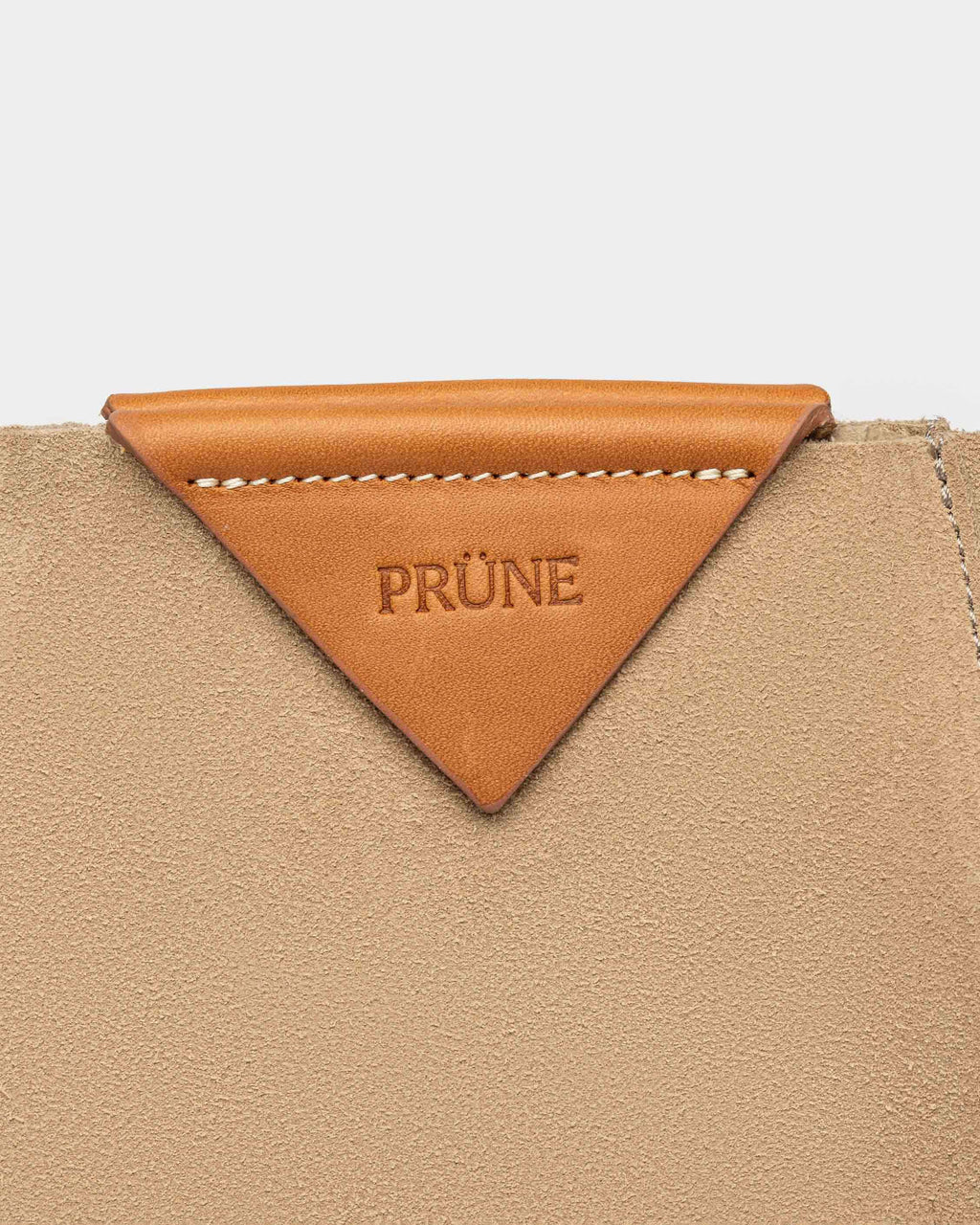 Cartera al hombro The Shopping en cuero gamuza