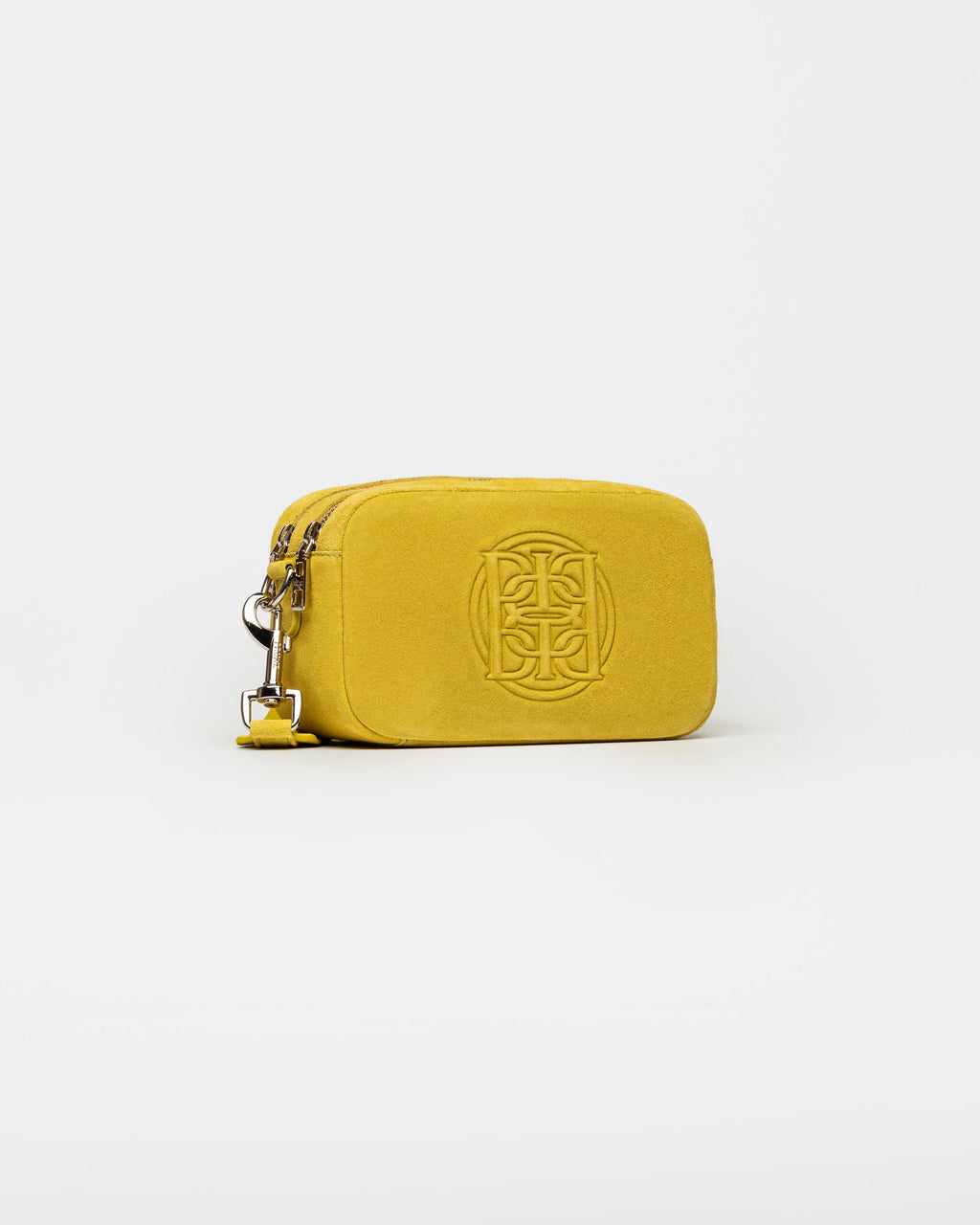 Bandolera Eterial en cuero gamuza