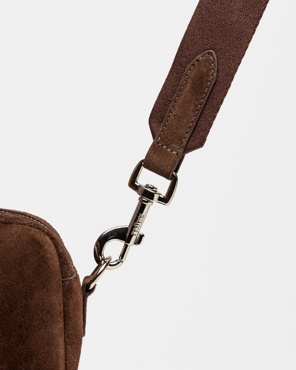 Bandolera Eterial en cuero gamuza